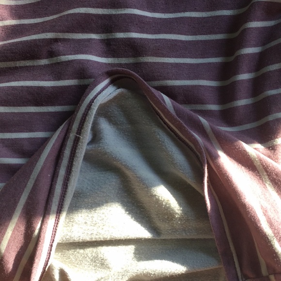 Violet Striped Dress w pockets - Picture 6 of 6